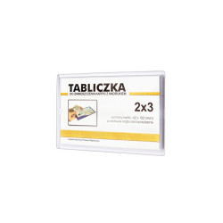 Lipni reklaminė lentelė 6x10cm