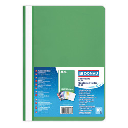 Segtuvėlis  A4  PP  žalias