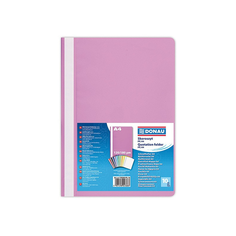 Segtuvėlis  A4  PP rožinis