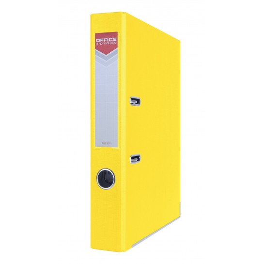 Segtuvas su metaliniu apvadu A4 50mm geltonas