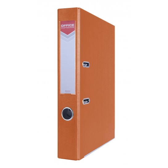 Segtuvas su metaliniu apvadu A4 50mm oranžinis