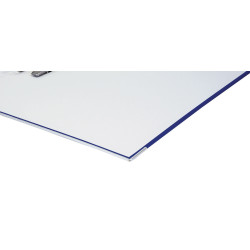 Segtuvas su metaliniu apvadu A4 75mm raudonas