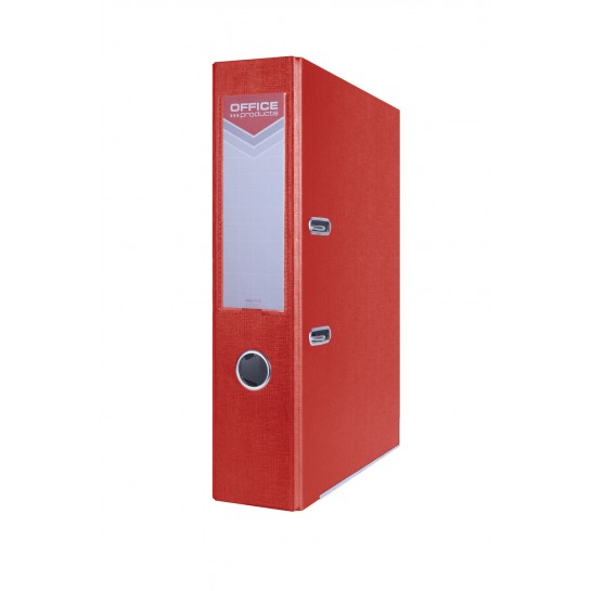 Segtuvas su metaliniu apvadu A4 75mm raudonas