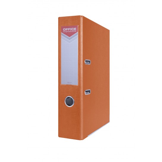 Segtuvas su metaliniu apvadu A4 75mm oranžinis