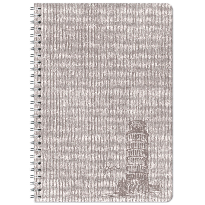 Knyga su spirale A4 80lap 70g linija LANDMARK