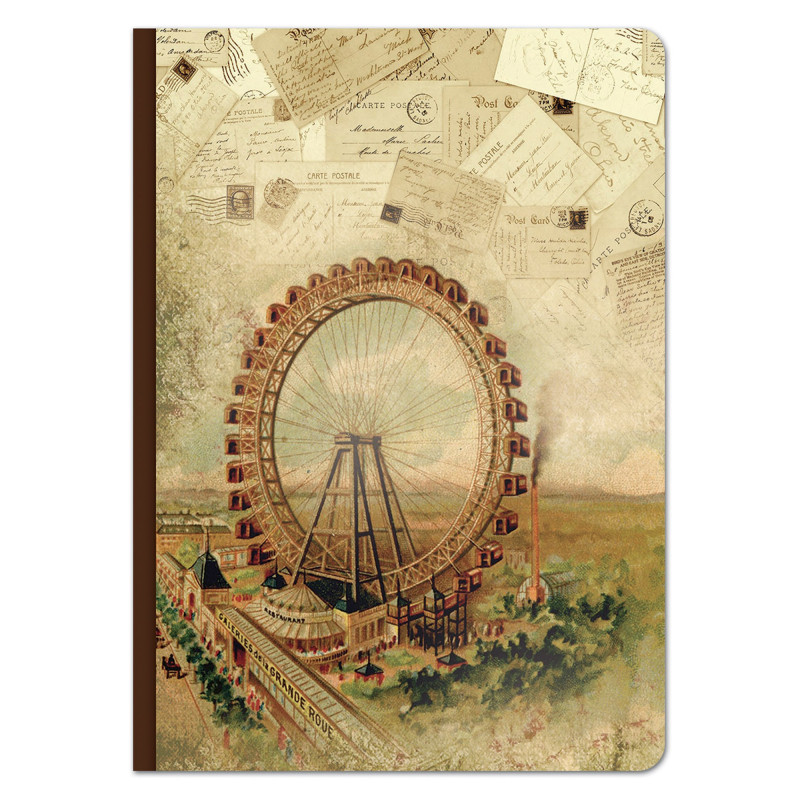 Užrašų knygutė 14x19.5cm 114lap.RETRO M  linija