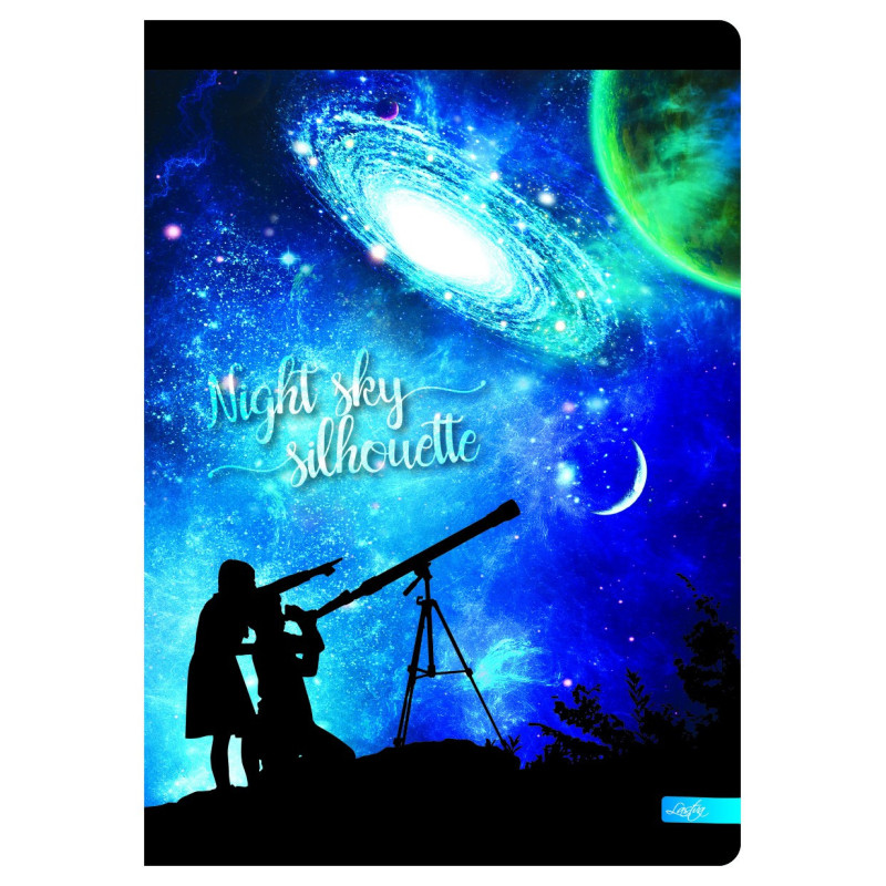 Sąsiuvinis A5 96lap 70g linija NIGHT SKY