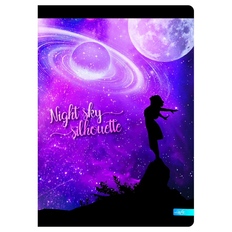 Sąsiuvinis A5 96lap 70g linija NIGHT SKY