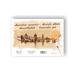 Akvarelės sąsiuvinis Gold...