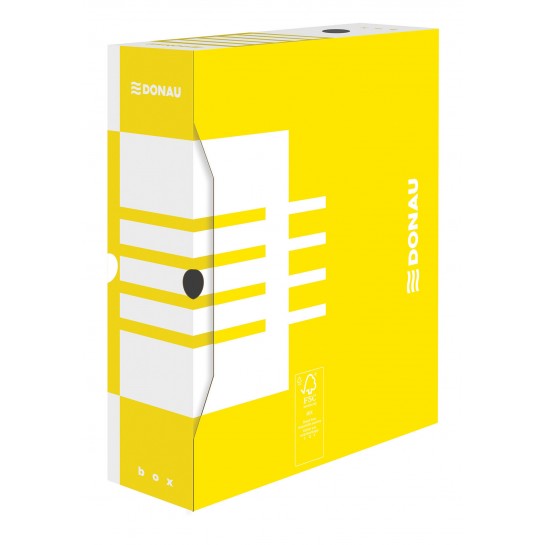 Archyvavimo dėžė 100mm 297x100x339mm geltona