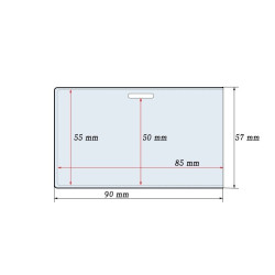 Vardinių kortelių dėklas PLM 58x90mm