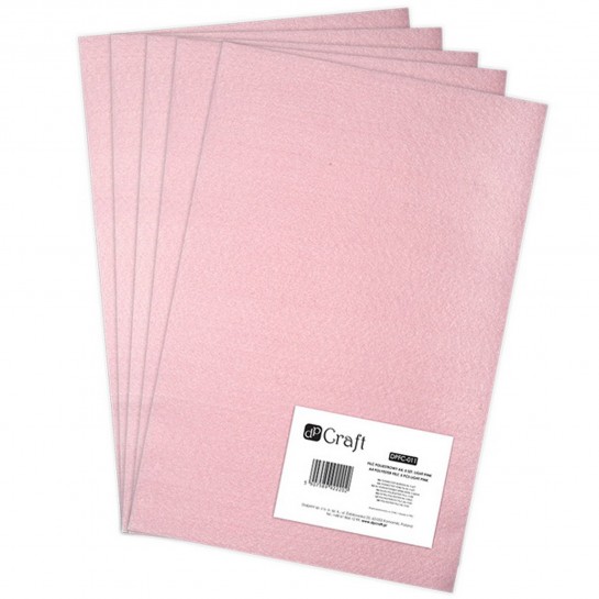 Veltinis iš poliesterio A4 5lap light pink