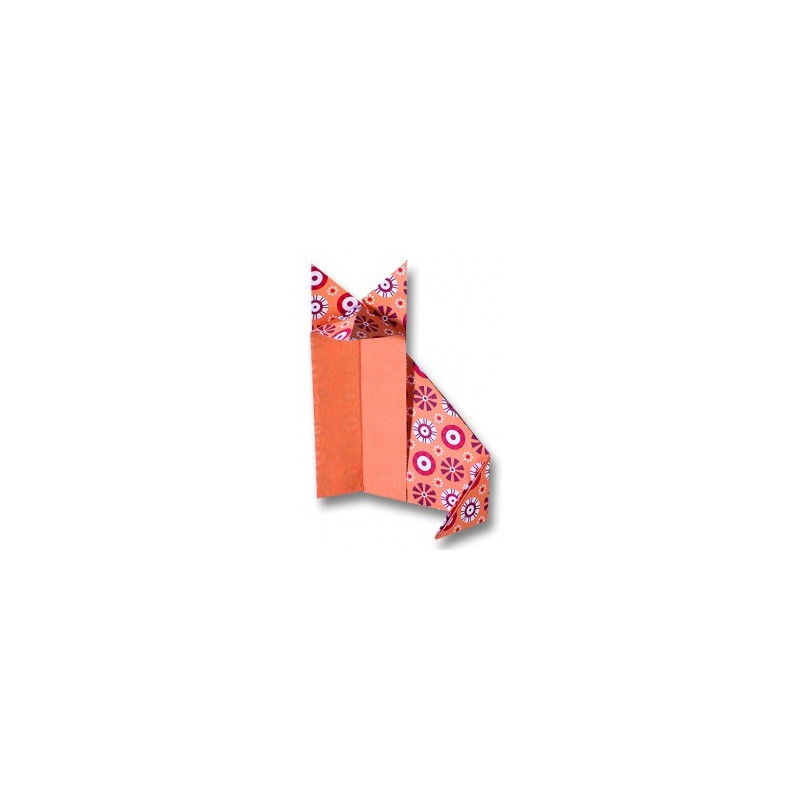Origami 20x20/50l Folia rudi motyvai