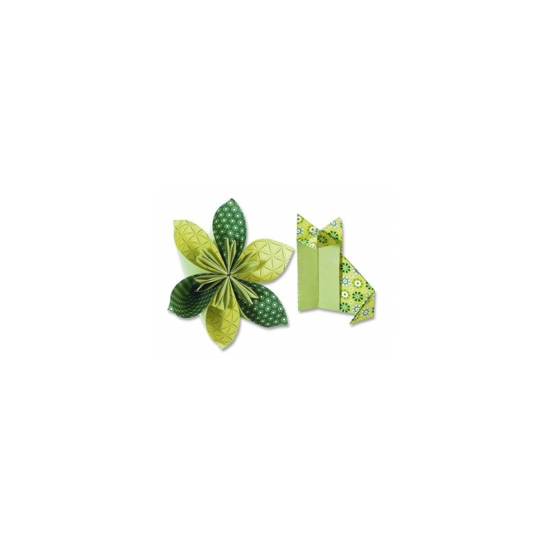 Origami 20x20/50l Folia rudi motyvai