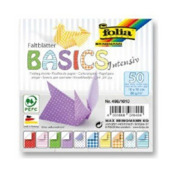 Origami 10x10/50l Folia Basic