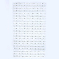 Lipnūs perlai 4mm 440vnt WHITE