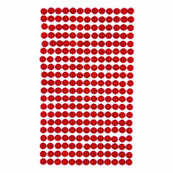 Lipnūs perlai 6mm 260vnt RED