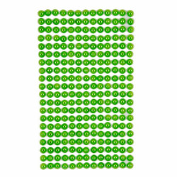 Lipnūs perlai 6mm 260vnt GREEN
