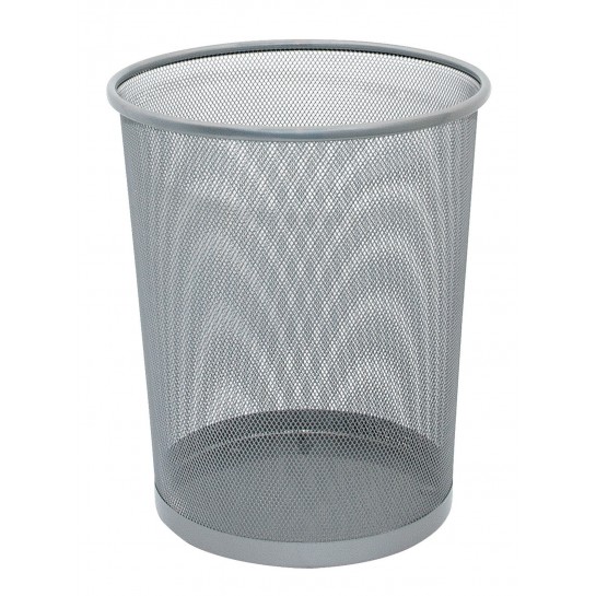 Metalinė šiukšliadėžė 19l, sidabrinė Metalinė šiukšliadėžė 19l, sidabrinė