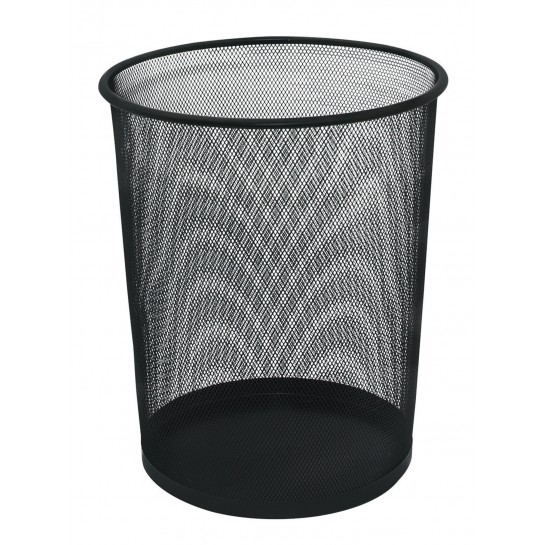Metalinė šiukšliadėžė 19l, juoda Metalinė šiukšliadėžė 19l, juoda