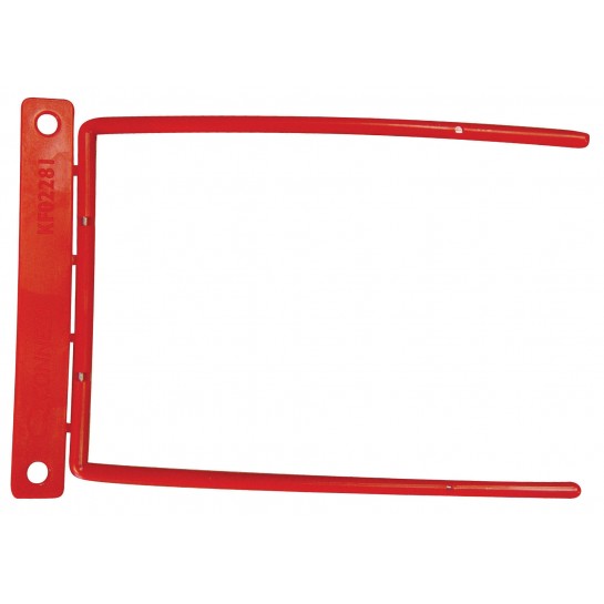 Archyvinis segtukas D-clip raudonas