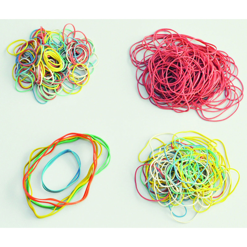 Gumytės 100g, 50mm, raudonos