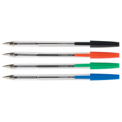 Tušinukas skaidriu korpusu 0.7mm mėlynas