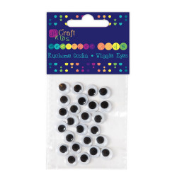 Judančios akys 10mm   24vnt