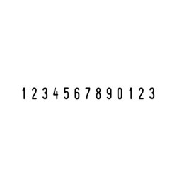 Numeratorius 48313 13sk. 3.8mm