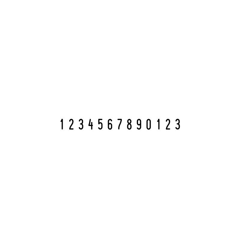 Numeratorius 48313 13sk. 3.8mm