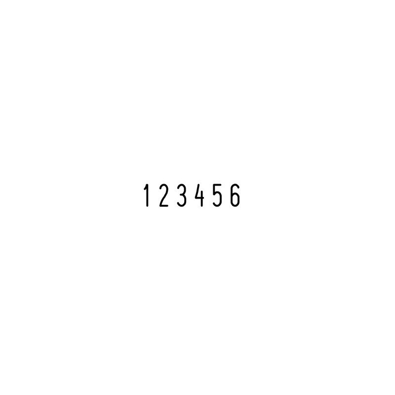 Numeratorius 4836 6sk. 3,8mm
