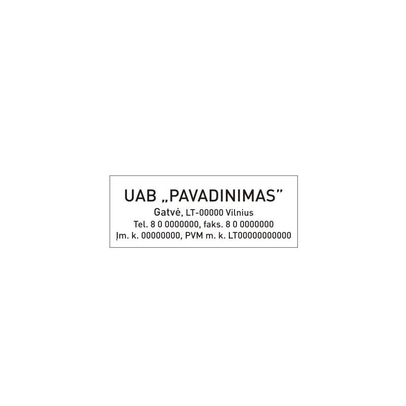 Antspaudas su užrašu T4912 ECO