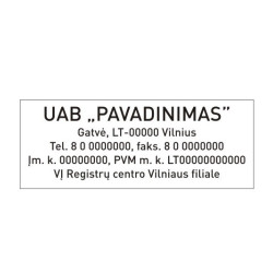 Antspaudas su užrašu T4913 ECO