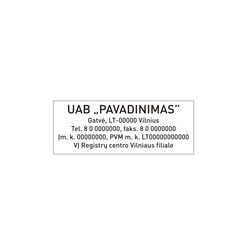 Antspaudas su užrašu T4913 ECO