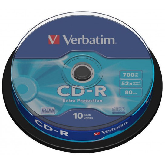 CD-R 700MB 52x Extraprotection 10vnt. CD-R 700MB 52x Extraprotection 10vnt.