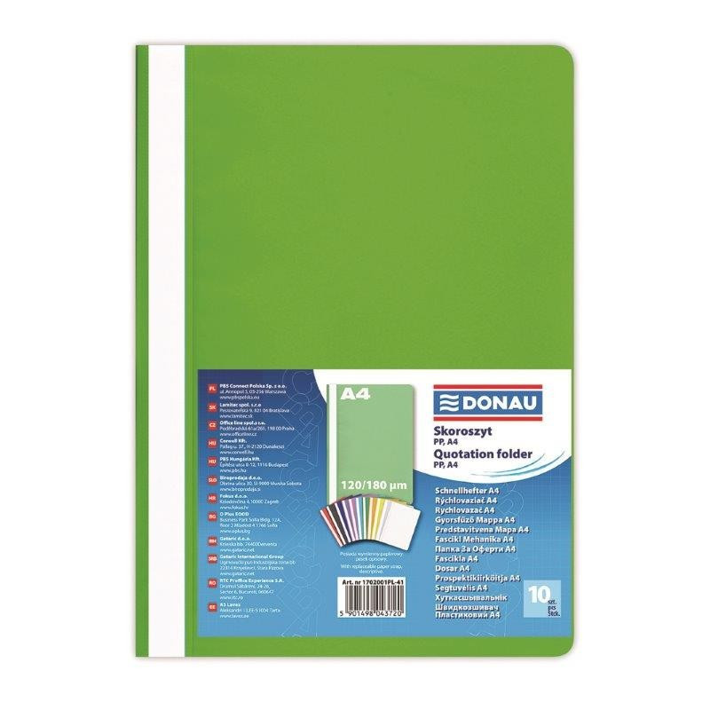 Segtuvėlis  A4  PP šv.žalia