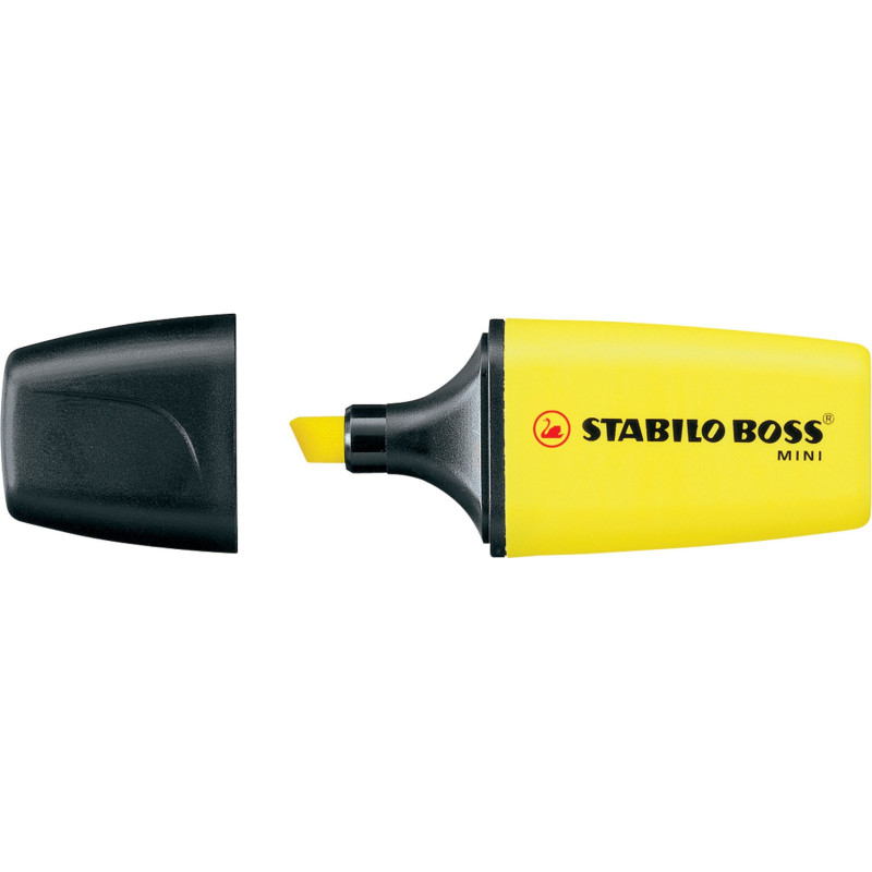 Teksto žymeklis BOSS MINI geltonas