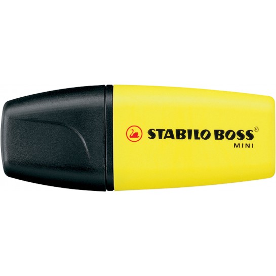 Teksto žymeklis BOSS MINI geltonas