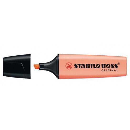 Teksto žymeklis BOSS pastel creamy peach Teksto žymeklis BOSS pastel creamy peach