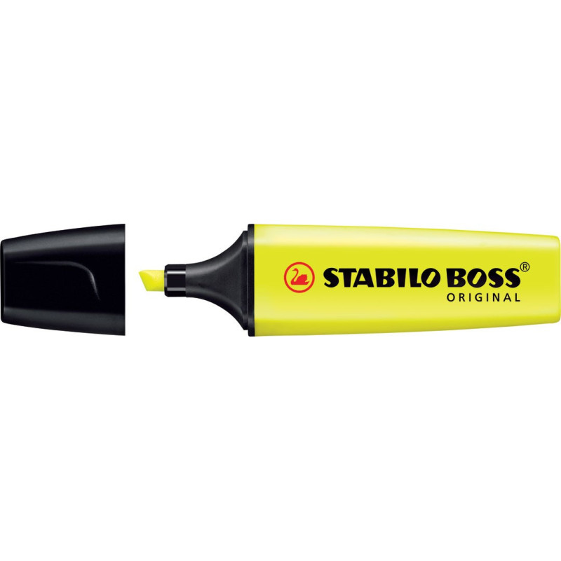 Teksto žymeklis BOSS geltonas