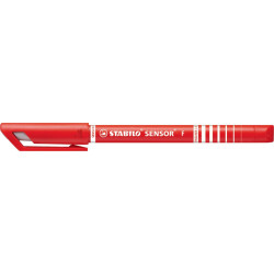Rašiklis SENSOR F raudonas