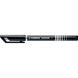 Rašiklis SENSOR F juodas