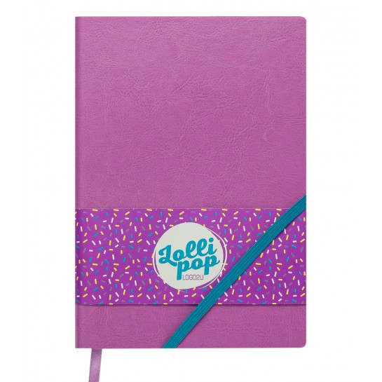 Knyga LOLLIPOP A5 96l lang., rausva