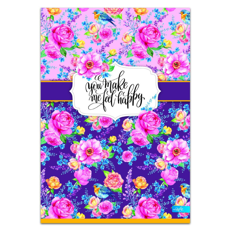 Sąsiuvinis A5 52lap 60g linija BASICgirls