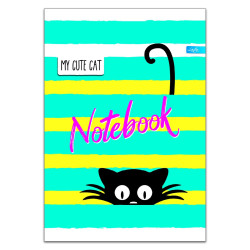 Sąsiuvinis A5 52lap 60g linija BASICgirls