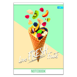 Sąsiuvinis A5 52lap 60g linija BASICgirls