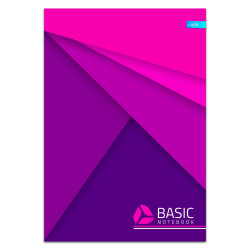 Sąsiuvinis A5 52lap 60g linija BASICgirls