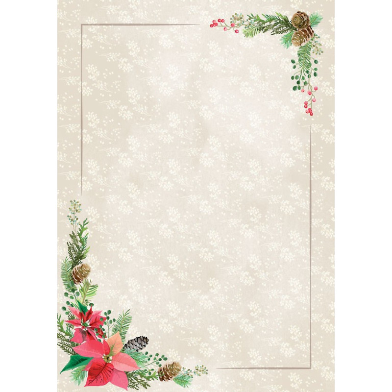 Dekoratyvinis popierius A4 100g 50l SWIĘTA N