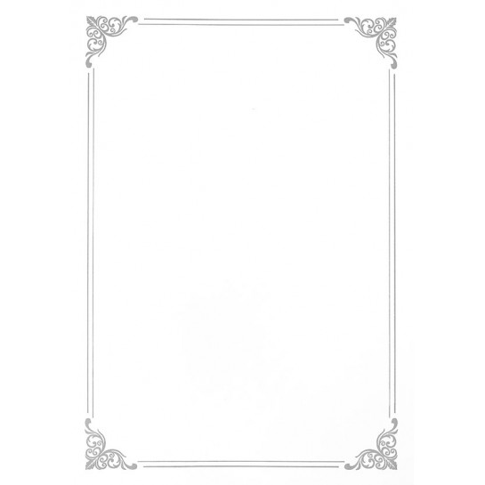 Popierius diplomams A4 190g 20l SILVER
