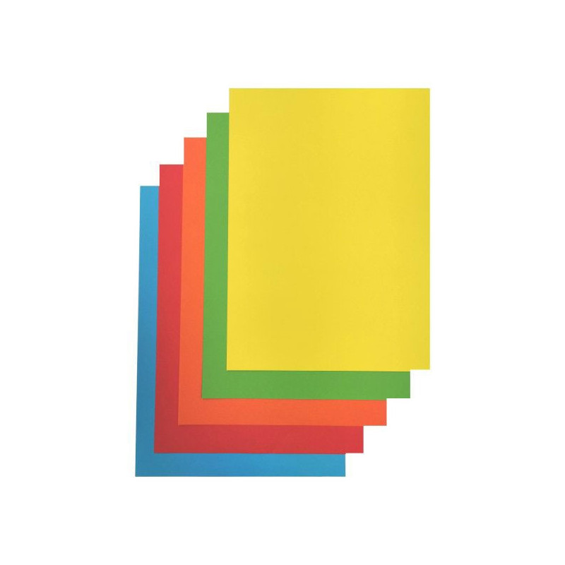 Spalvotas popierius A4 80g 5x20l. Double A ryškios sp.